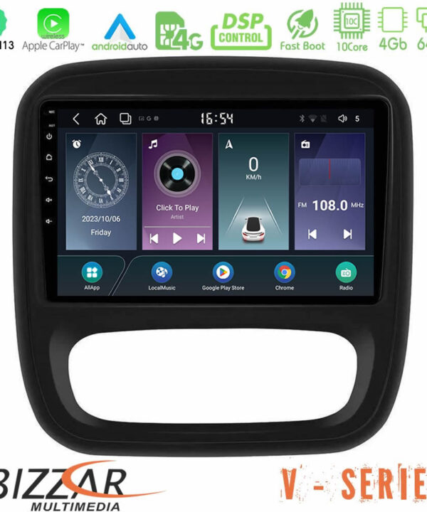 Kimpiris - Bizzar V Series Renault/Nissan/Opel/Fiat 10core Android13 4+64GB Navigation Multimedia Tablet 9"