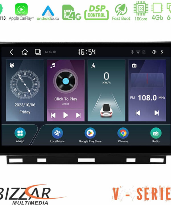 Kimpiris - Bizzar V Series Renault Clio 5 2020-2024 10core Android13 4+64GB Navigation Multimedia Tablet 9"