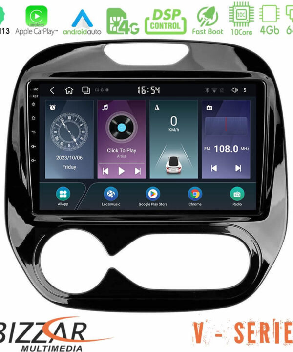 Kimpiris - Bizzar V Series Renault Captur 2013-2019 (Auto AC) 10core Android13 4+64GB Navigation Multimedia Tablet 9"