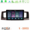 Kimpiris - Bizzar V Series Toyota Corolla 2002-2006 10core Android13 4+64GB Navigation Multimedia Tablet 9"