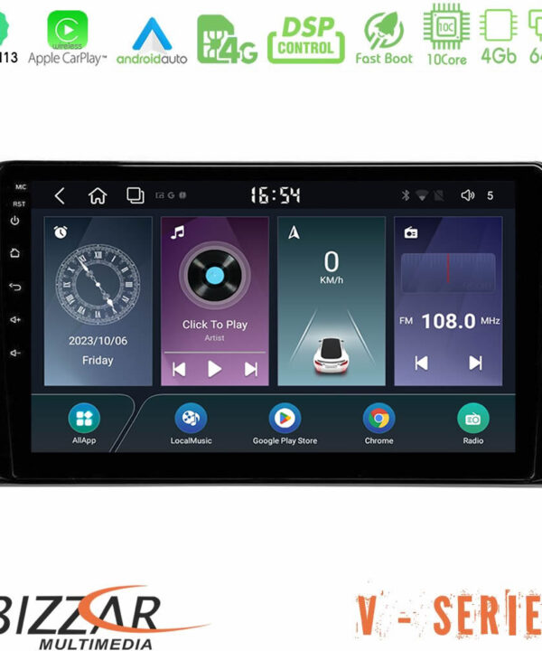 Kimpiris - Bizzar V Series Toyota RAV4 2019-2023 10core Android13 4+64GB Navigation Multimedia Tablet 10"