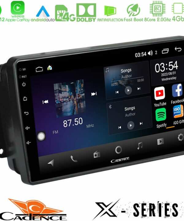 Kimpiris - Cadence X Series Mercedes C/CLK/G Class (W203/W209) 8core Android12 4+64GB Navigation Multimedia Tablet 9"