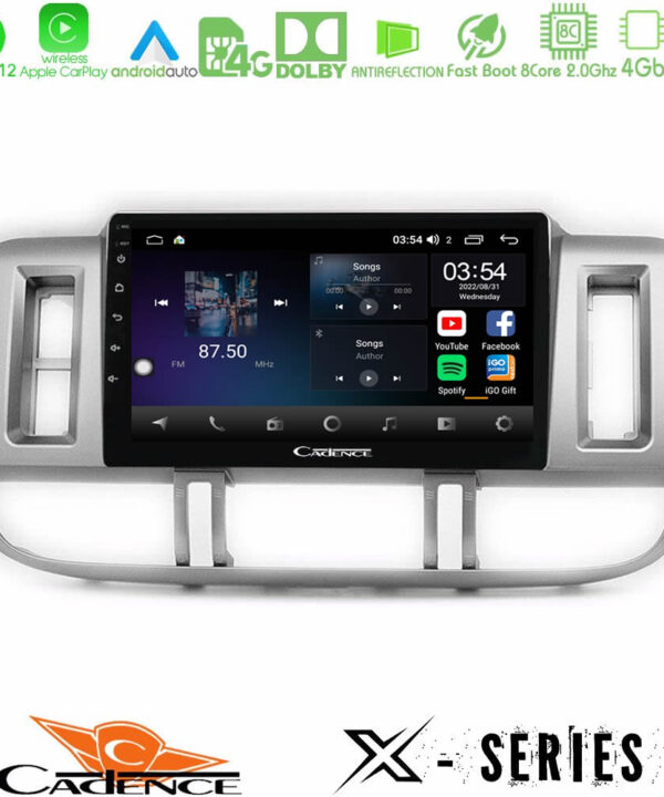 Kimpiris - Cadence X Series Nissan X-Trail (T30) 2000-2003 8core Android12 4+64GB Navigation Multimedia 9"