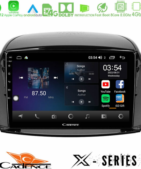 Kimpiris - Cadence X Series Renault Koleos 2007-2015 8Core Android 14 4+64GB Navigation Multimedia Tablet 9"