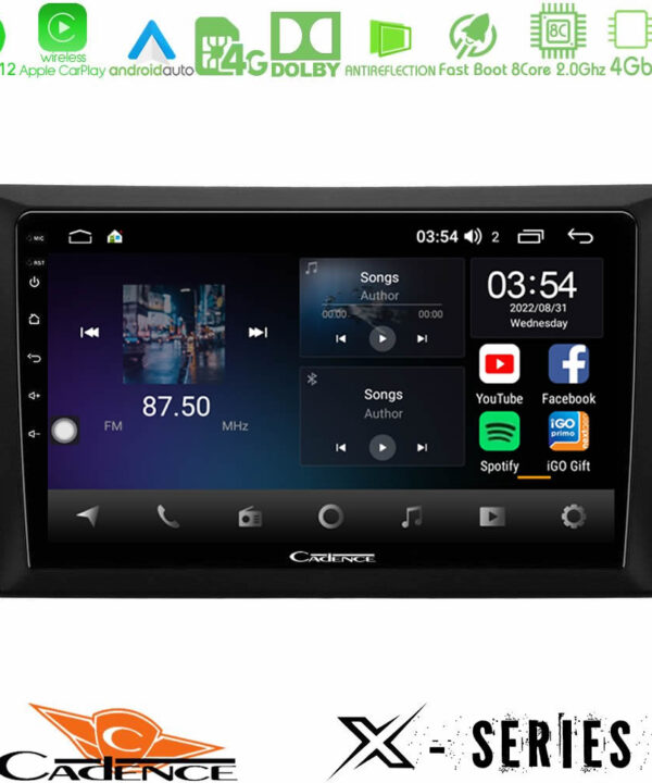 Kimpiris - Cadence X Series Vw Golf 6 8core Android12 4+64GB Navigation Multimedia Tablet 9"