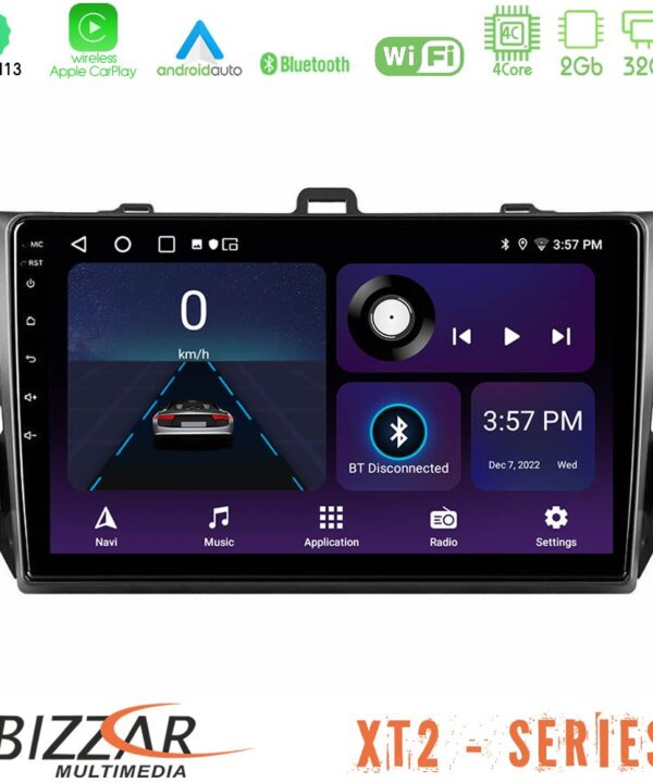 Kimpiris - Bizzar XT2 Series 4Core Android13 2+32GB Toyota Corolla 2007-2012 Navigation Multimedia Tablet 9"