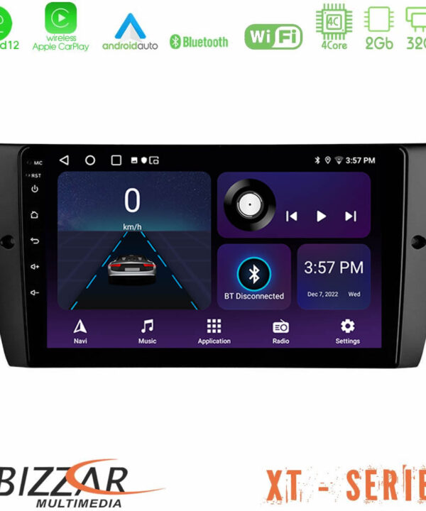 Kimpiris - Bizzar XT Series BMW 3 Series 2006-2011 4Core Android12 2+32GB Navigation Multimedia Tablet 9"