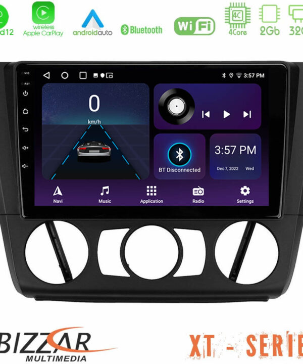 Kimpiris - Bizzar XT Series BMW 1Series E81/E82/E87/E88 (MANUAL A/C) 4Core Android12 2+32GB Navigation Multimedia Tablet 9"