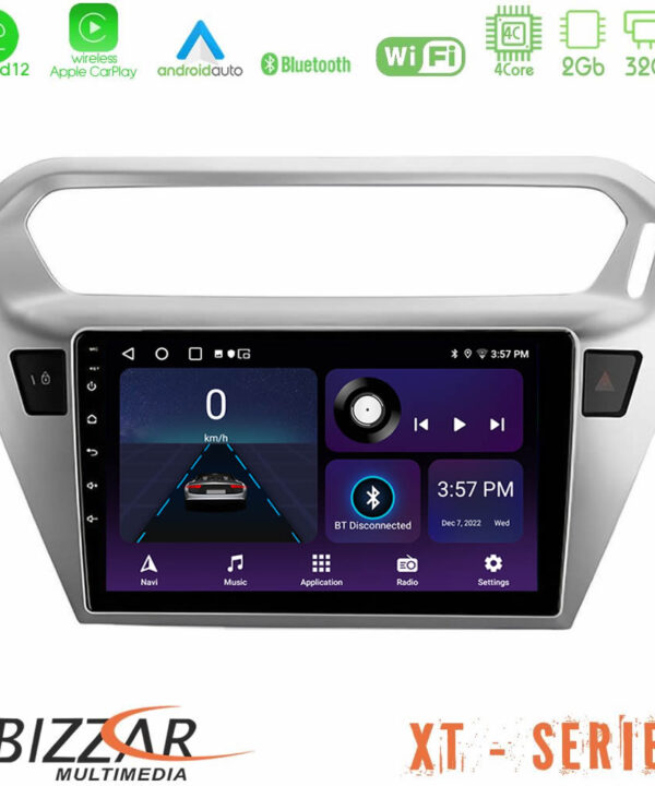 Kimpiris - Bizzar XT Series Citroën C-Elysée / Peugeot 301 4Core Android12 2+32GB Navigation Multimedia Tablet 9"