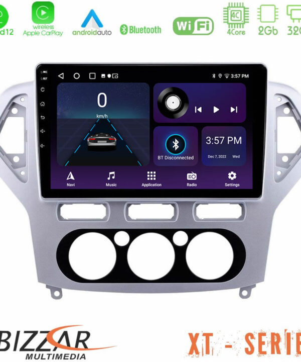 Kimpiris - Bizzar XT Series Ford Mondeo 2007-2010 Manual A/C 4Core Android12 2+32GB Navigation Multimedia Tablet 10"
