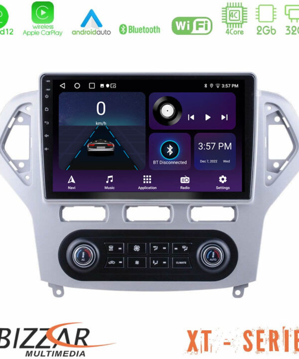 Kimpiris - Bizzar XT Series Ford Mondeo 2007-2011 (Auto A/C) 4Core Android12 2+32GB Navigation Multimedia Tablet 9"