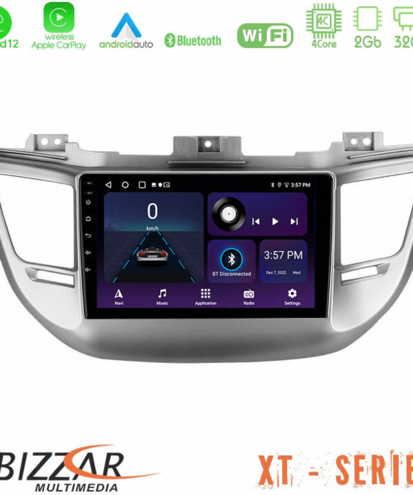 Kimpiris - Bizzar XT Series Hyundai Tucson 2015-2018 4Core Android12 2+32GB Navigation Multimedia Tablet 9"