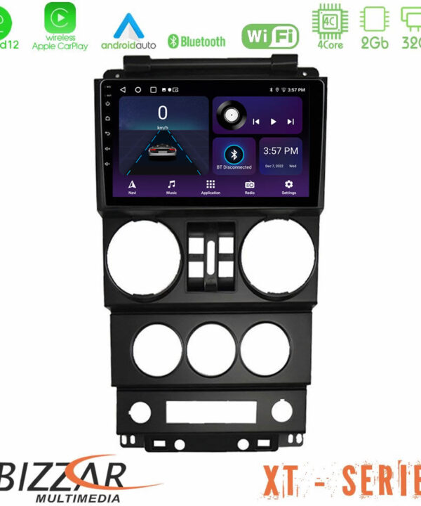 Kimpiris - Bizzar XT Series Jeep Wrangler 2008-2010 4Core Android12 2+32GB Navigation Multimedia Tablet 9"