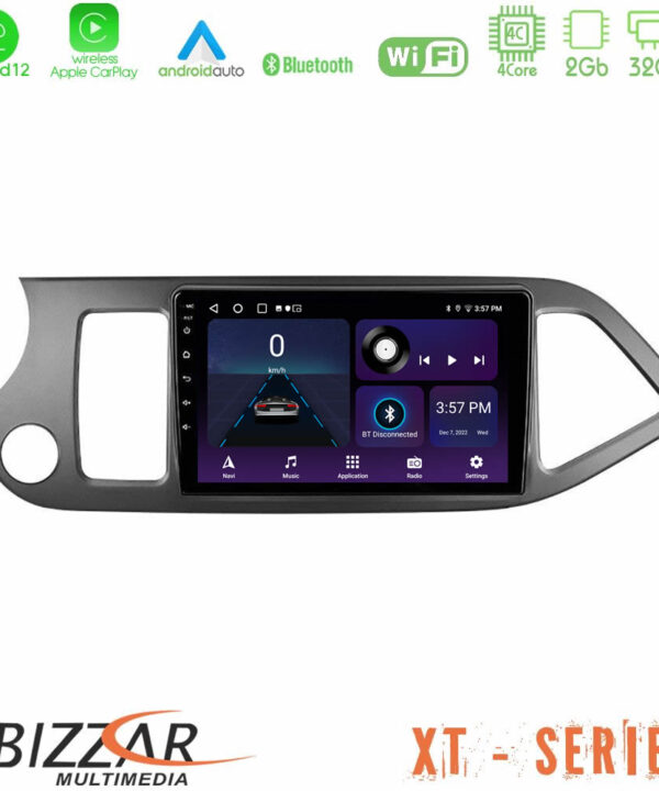 Kimpiris - Bizzar XT Series Kia Picanto 4Core Android12 2+32GB Navigation Multimedia Tablet 9"