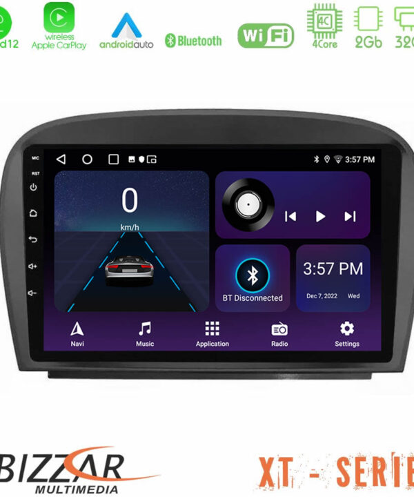 Kimpiris - Bizzar XT Series Mercedes SL Class 2005-2011 4Core Android12 2+32GB Navigation Multimedia Tablet 9"