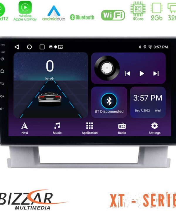 Kimpiris - Bizzar XT Series Opel Astra J 2010-2014 4core Android12 2+32GB Navigation Multimedia Tablet 9"