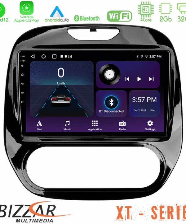 Kimpiris - Bizzar XT Series Renault Captur 2013-2019 (Manual AC) 4Core Android12 2+32GB Navigation Multimedia Tablet 9"