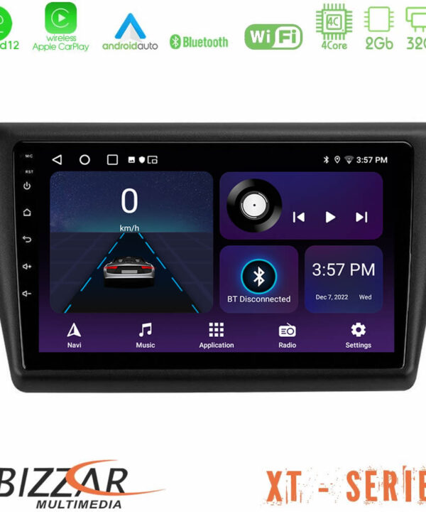 Kimpiris - Bizzar XT Series Skoda Rapid 2013-2017 4core Android12 2+32GB Navigation Multimedia Tablet 9"