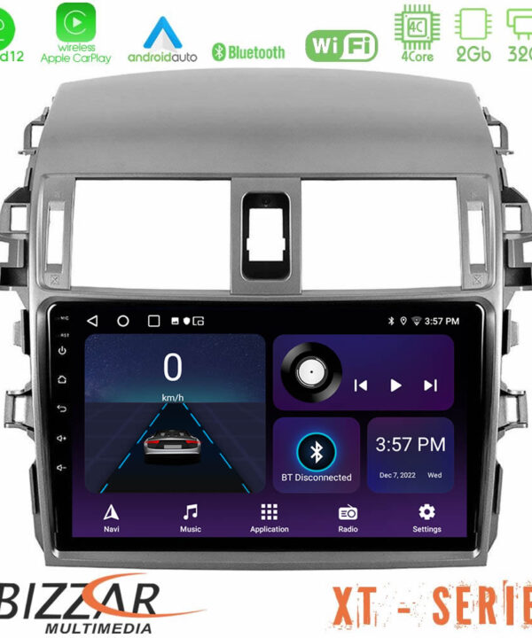 Kimpiris - Bizzar XT Series Toyota Corolla 2008-2010 4Core Android12 2+32GB Navigation Multimedia Tablet 9"