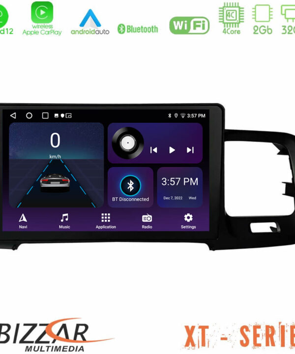 Kimpiris - Bizzar XT Series Volvo S60 2010-2018 4Core Android12 2+32GB Navigation Multimedia Tablet 9"