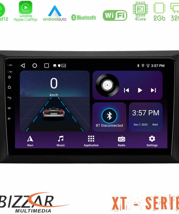 Kimpiris - Bizzar XT Series Vw Golf 6 4Core Android12 2+32GB Navigation Multimedia Tablet 9"