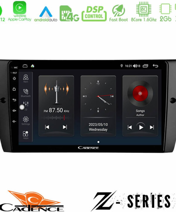 Kimpiris - Cadence Z Series BMW 3 Series 2006-2011 8core Android12 2+32GB Navigation Multimedia Tablet 9"