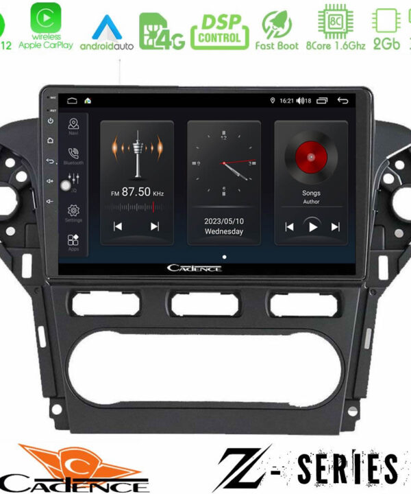 Kimpiris - Cadence Z Series Ford Mondeo 2011-2014 8core Android12 2+32GB Navigation Multimedia Tablet 9"
