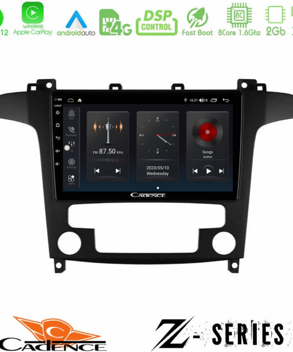 Kimpiris - Cadence Z Series Ford S-Max 2006-2012 8core Android12 2+32GB Navigation Multimedia Tablet 9"