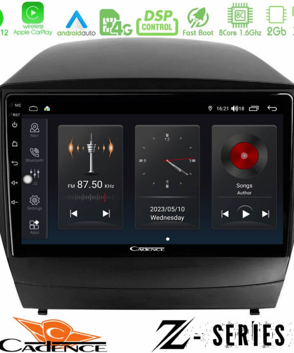 Kimpiris - Cadence Z Series Hyundai IX35 Auto A/C 8core Android12 2+32GB Navigation Multimedia Tablet 10"