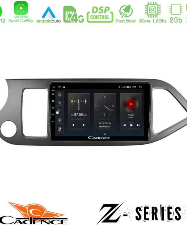 Kimpiris - Cadence Z Series Kia Picanto 8core Android12 2+32GB Navigation Multimedia Tablet 9"