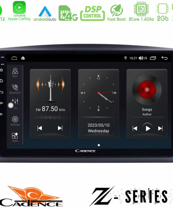 Kimpiris - Cadence Z Series Mercedes Vito 2015-2021 8core Android12 2+32GB Navigation Multimedia Tablet 10"