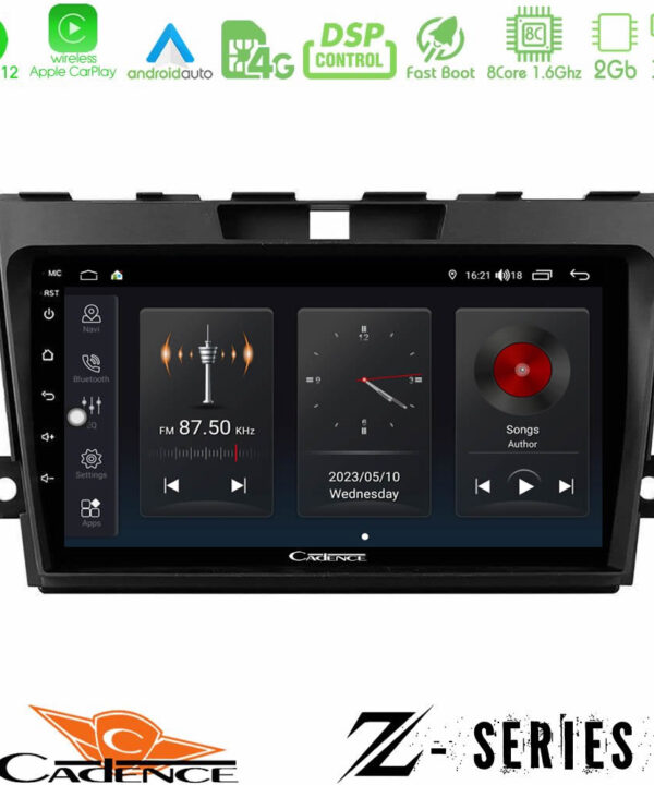 Kimpiris - Cadence Z Series Mazda CX-7 2007-2011 8core Android12 2+32GB Navigation Multimedia Tablet 9"