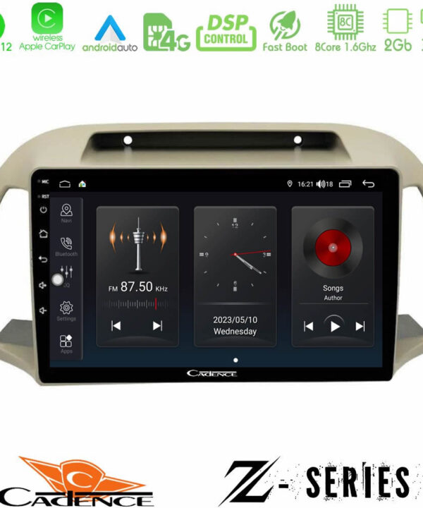 Kimpiris - Cadence Z Series Nissan Micra K12 2002-2010 8core Android12 2+32GB Navigation Multimedia Tablet 9"