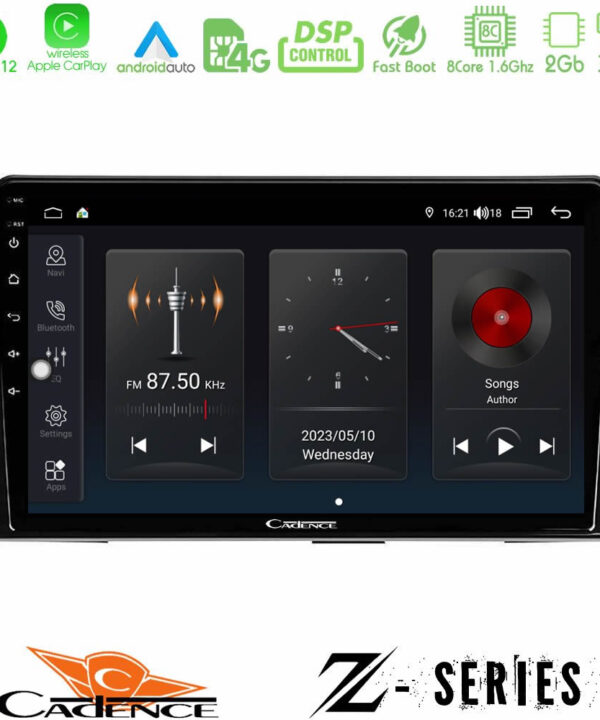 Kimpiris - Cadence Z Series Nissan Micra K14 8core Android12 2+32GB Navigation Multimedia Tablet 10"