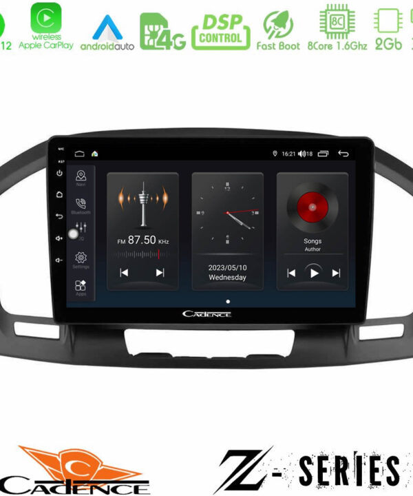 Kimpiris - Cadence Z Series Opel Insignia 2008-2013 8core Android12 2+32GB Navigation Multimedia Tablet 9"