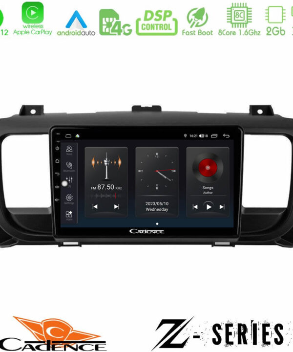 Kimpiris - Cadence Z Series Citroen/Peugeot/Opel/Toyota 8core Android12 2+32GB Navigation Multimedia Tablet 9"
