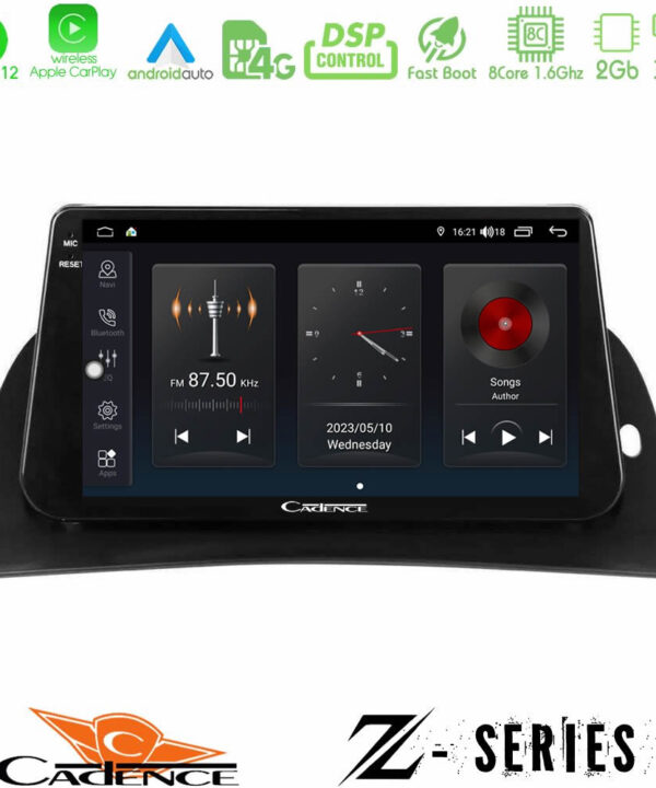 Kimpiris - Cadence Z Series Renault Kangoo 2015-2018 8Core Android12 2+32GB Navigation Multimedia Tablet 9"