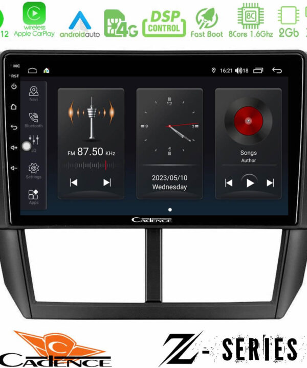 Kimpiris - Cadence Z Series Subaru Forester 8core Android12 2+32GB Navigation Multimedia Tablet 9"