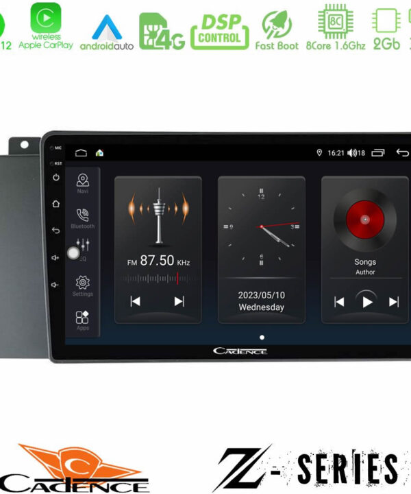 Kimpiris - Cadence Z Series Volvo S60 2004-2009 8core Android12 2+32GB Navigation Multimedia Tablet 9"