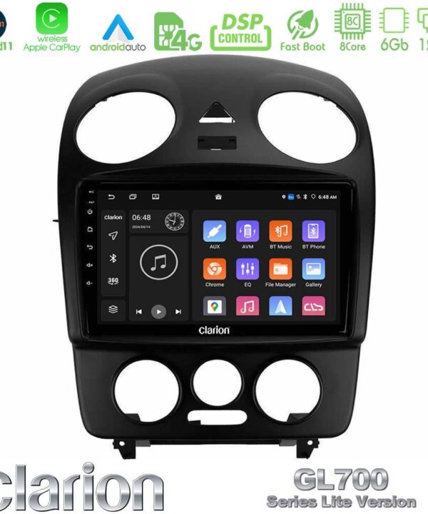 Kimpiris - Clarion GL700 Lite Series 8Core Android11 6+128GB VW Beetle Navigation Multimedia Tablet 9" Με Carplay & Android Auto