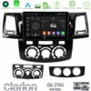 Kimpiris - Clarion GL700 Series 8Core Android13 4+64GB Toyota Hilux 2007-2011 Navigation Multimedia Tablet 9" Με Carplay & Android Auto