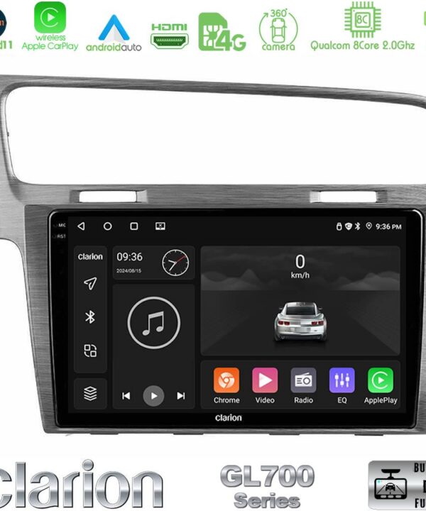 Kimpiris - Clarion GL700 Series 8Core Android13 4+64GB VW GOLF 7 Navigation Multimedia Tablet 10" Με Carplay & Android Auto