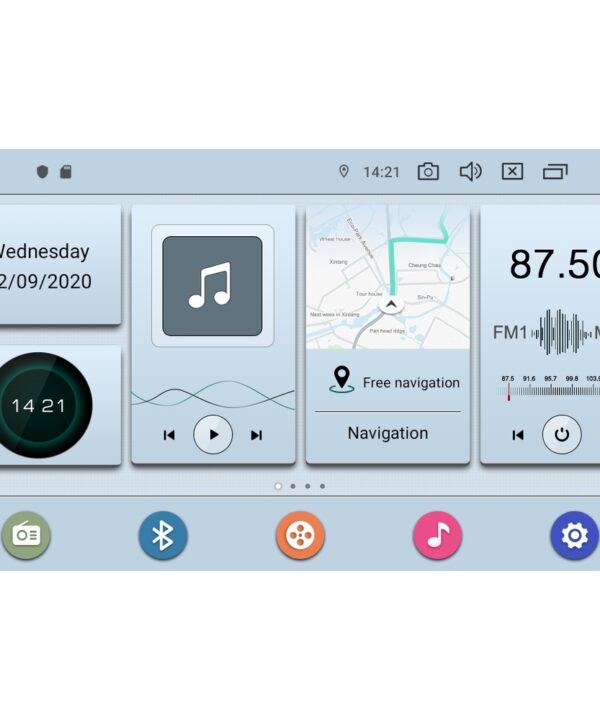 Bizzar OEM Smart 453 (με Εργοστασιακή Οθόνη) 8core Android12 4+64Gb Navigation Multimedia Kimpiris
