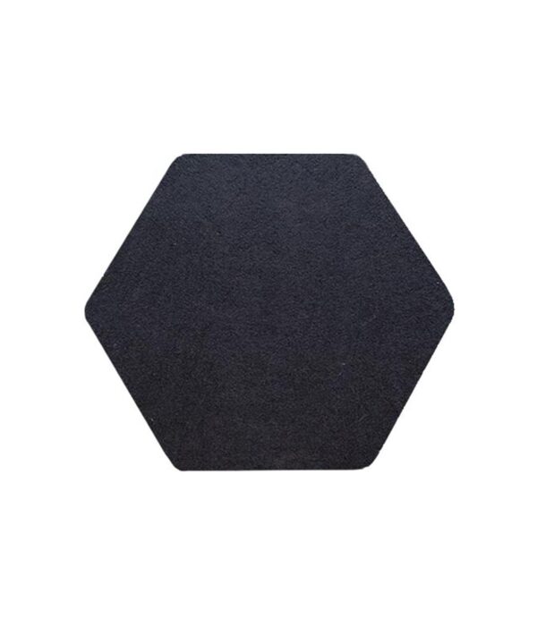 Kimpiris Audiodesigner ECOPLAN® Hexagon Ηχοαπορροφητικά Πάνελ 35 cm Μαύρο (Σετ 4 Τεμαχίων)-