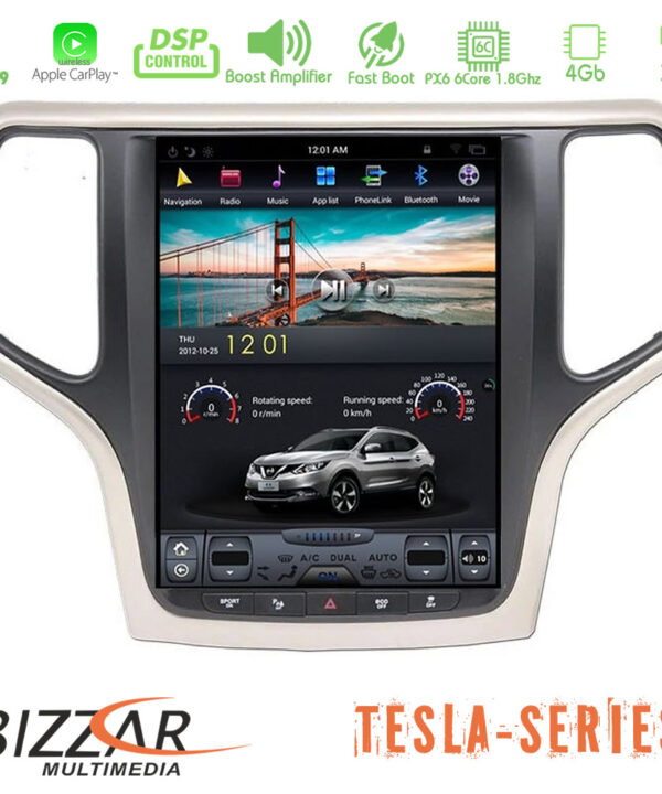 Kimpiris - Bizzar Jeep Grand Cherokee (4+32GB) 2014-2019 Tesla Multimedia Station 10.4"