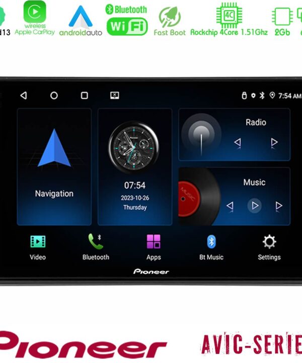 Kimpiris - Pioneer AVIC 4Core Android13 2+64GB Audi A4 B7 Navigation Multimedia Tablet 9"