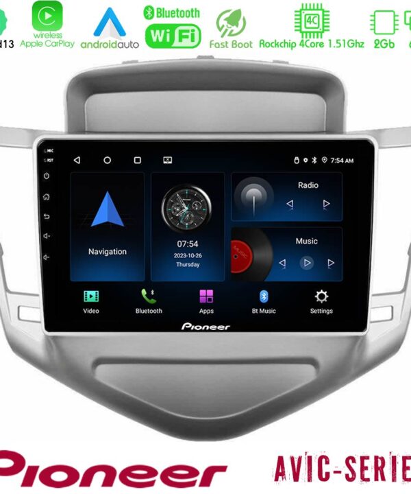 Kimpiris - Pioneer AVIC 4Core Android13 2+64GB Chevrolet Cruze 2009-2012 Navigation Multimedia Tablet 9"