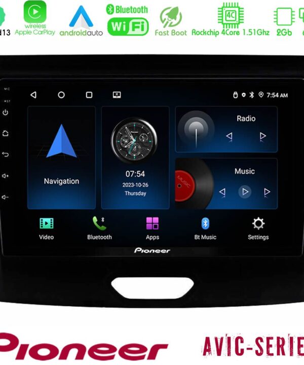Kimpiris - Pioneer AVIC 4Core Android13 2+64GB Ford Ranger 2017-2022 Navigation Multimedia Tablet 9"