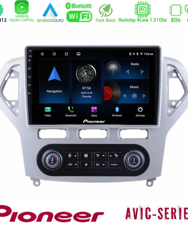 Kimpiris - Pioneer AVIC 4Core Android13 2+64GB Ford Mondeo 2007-2011 (Auto A/C) Navigation Multimedia Tablet 9"