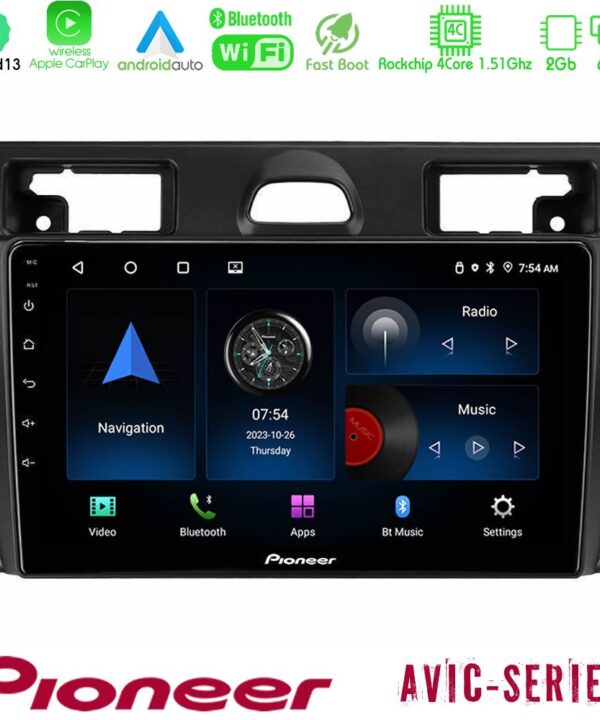 Kimpiris - Pioneer AVIC 4Core Android13 2+64GB Ford Fiesta/Fusion Navigation Multimedia Tablet 9"